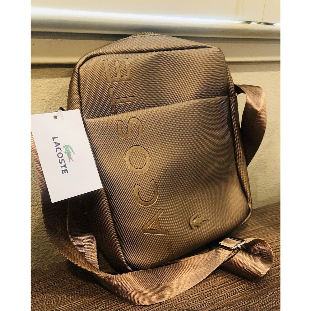 Lacoste Crossbody Bag for Men - Stand-Up Style, Brand New With Tags